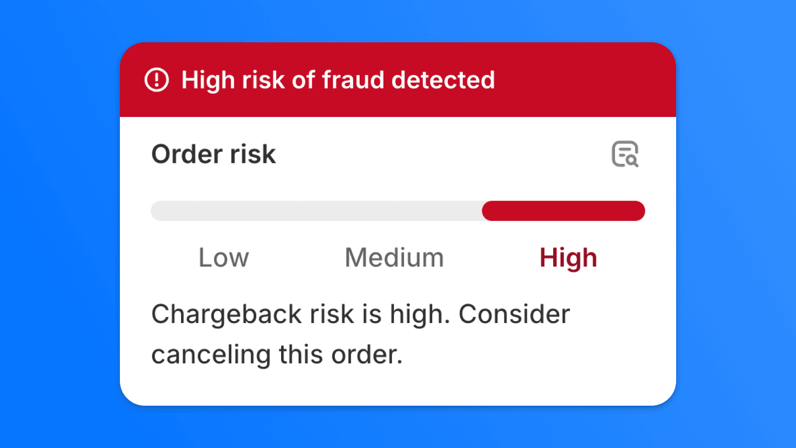 Chargeback Prevention in Shopify